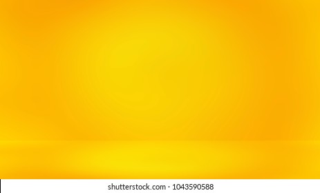 Yellow 3d Room. Background