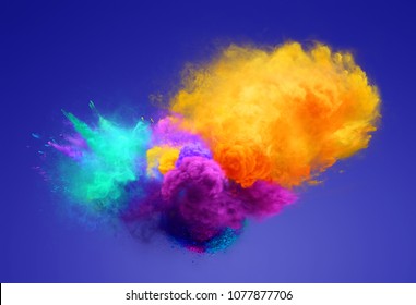 Explosión polvo amarillo 