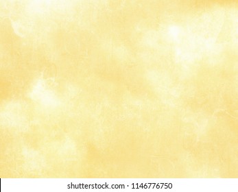 Yellow background texture in soft watercolor style
