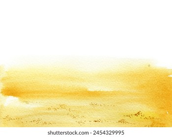 yellow and beige textured sand, watercolor hand drawn beach sand with stone, coast, lagoon, island background, summer and travel concept, template for beach blogs and stores decoration - Powered by Shutterstock