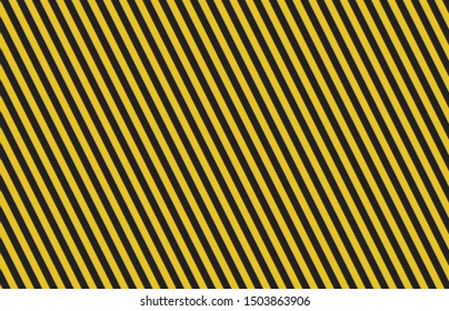 Yellow And Black Hazzard Stripes