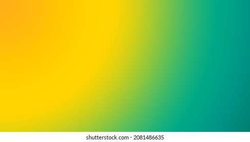 Yellow And Blue Circular Gradient Background