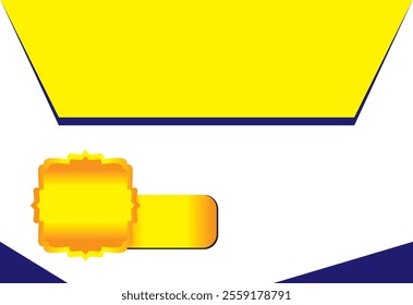 Yellow And Blue color certificate  color for background - Powered by Shutterstock