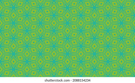 motif d'illustration harmonieux d'étoiles jaunes et bleues demi-teintes