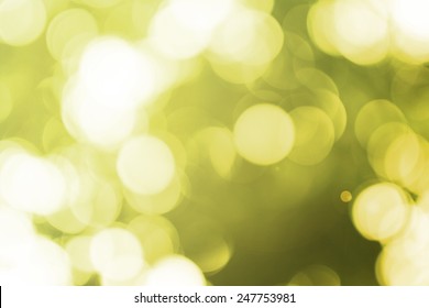 yellow bokeh
