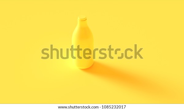 Download Yellow Bottle Milk 3d Illustration Stock Illustration 1085232017 PSD Mockup Templates