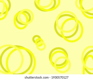 A Yellow Circle Pattren Background Illustration