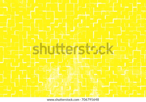 Yellow digital
background is divided into
squares