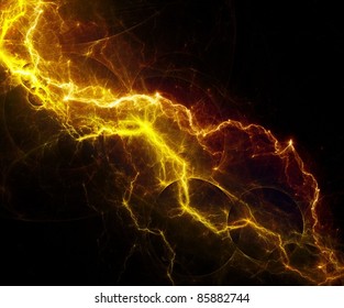 Yellow Fantasy Lightning