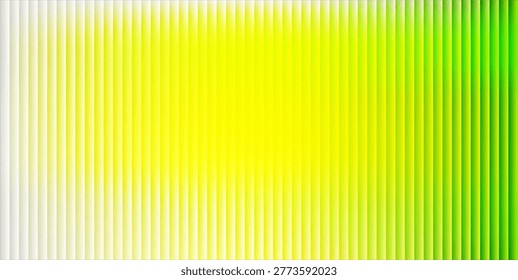 Yellow to Green Gradient Abstract Background with Bright Glow and Vertical Line Texture