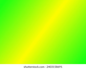 Yellow and Green Gradient Colors Spring Concept. Abstract Background Illustration, Widescreen, Horizontal Ilustração Stock