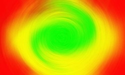 Yellow Green Red Abstract Swirl Stripes Background Illustration