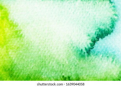 Yellow Green Watercolor Background Abstract Watercolor Stock ...