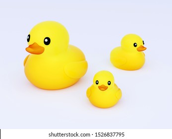 3d duck doll