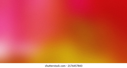 Yellow Lo-fi Grain Gradient Texture. Orange Gradient Background. Pink Spray Paint Brush. Gold Undertone Gradients For Banner Design, Minimal Poster, Label Cosmetics, Cover. Warm Liquid Backdrop.