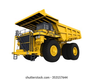 Yellow Mining Truck