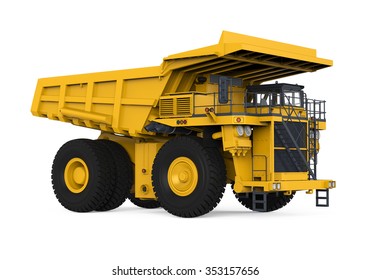 Yellow Mining Truck