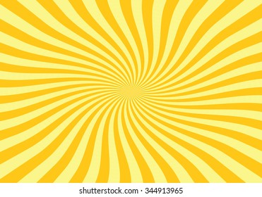 Yellow And Orange Abstract Starburst Background