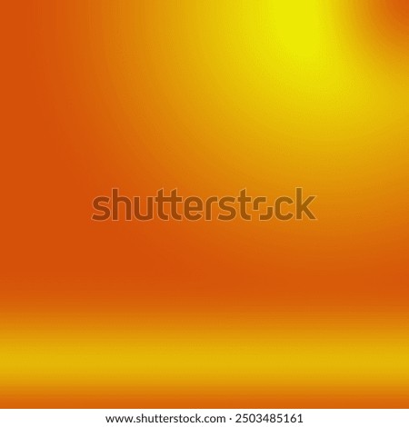 Yellow orange gradient blurred background. Warm shades.