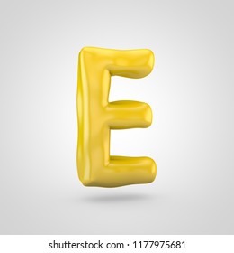 Glossy Orange Yellow Gradient Paint Alphabet Stock Illustration ...