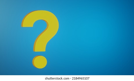 Yellow Question Mark On Blue Background Stock Illustration 2184965107 ...