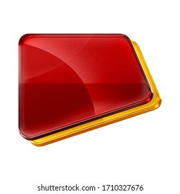 Yellow And Red 3d Acrylic Box