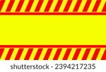 Yellow and red Barricade Construction Tape Collection. Abstract Barricade tape or warning tapes background. Police warning line. Warning striped rectangular background