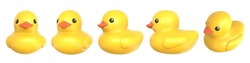 Yellow Rubber Duck Or Rubber Duck Bath. 3D Illustration