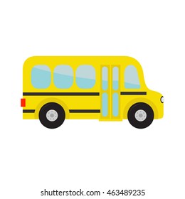 Car School Bus Childrens Toy Icon Stock Vector (Royalty Free ...