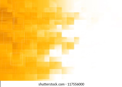 Yellow Square Abstract Background