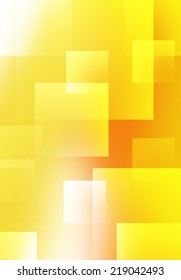 Yellow Square Abstract Background