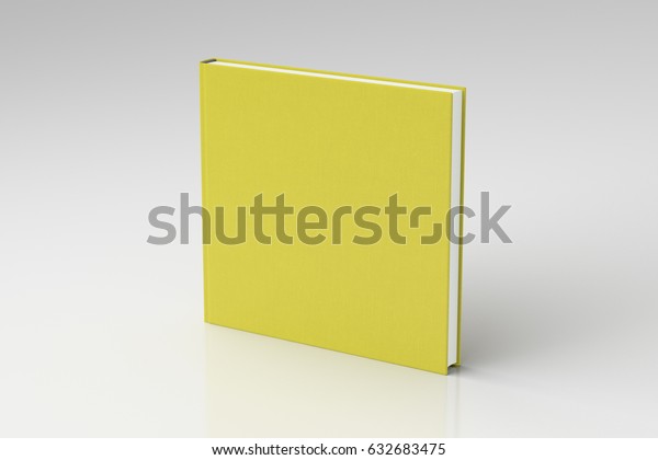 Download Yellow Square Blank Book Cover Mockup Stock Illustration 632683475 Yellowimages Mockups