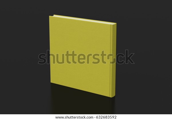 Download Yellow Square Blank Book Cover Mockup Stock Illustration 632683592 PSD Mockup Templates
