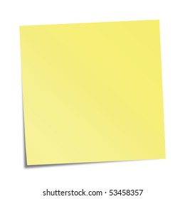 Yellow Sticky Note