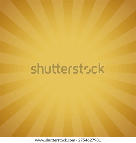 A yellow sunburst pattern with rays emanating from the center