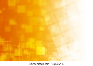 Yellow Tech Abstract Background 