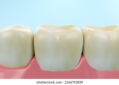 Yellow teeth metaphor unhygienic oral and smelled mouth. Dental Concept. 3D rendering - Powered by Shutterstock