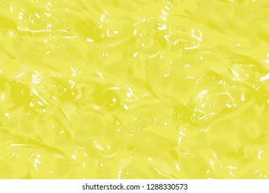 Yellow Texture Of Jelly Or Gel Or Gelatin Dessert