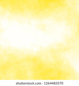 Yellow Watercolor Background - Grainy Texture