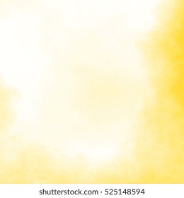 yellow watercolor border - abstract texture
