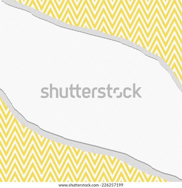 Yellow and\
White Chevron Zigzag Frame with Torn Background with center for\
copy-space, Classic Torn Zigzag Chevron\
Frame
