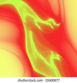 yellow-red-green abstraction