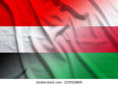 Yemen And Oman Government Flag International Negotiation OMN YEM Banner Country Oman Yemen Patriotism. 2d Image