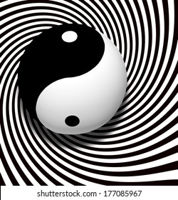 Yin Yang Symbol Spiral Stock Illustration 177085967 | Shutterstock