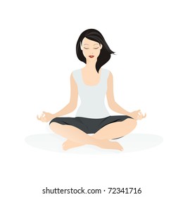 20,900 Yoga crossed legs Images, Stock Photos & Vectors | Shutterstock