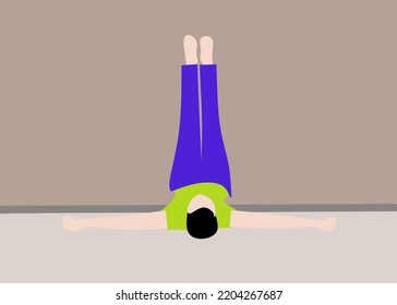 Yoga Legs Up The Wall Pose Viparita Karani