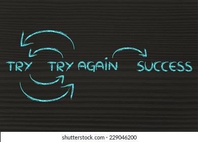 If You Try And Fail, Try Again Until Success