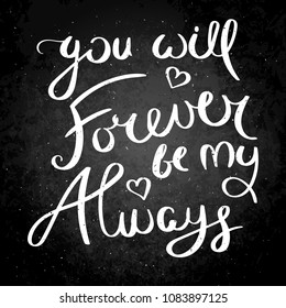 187 You will always be my forever Images, Stock Photos & Vectors ...