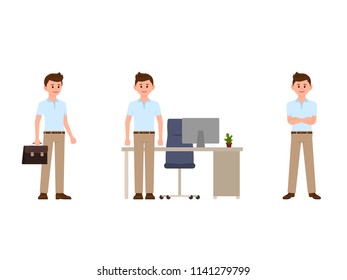 Correct Posture Lift Heavy Object Safely Stock Vector (Royalty Free ...