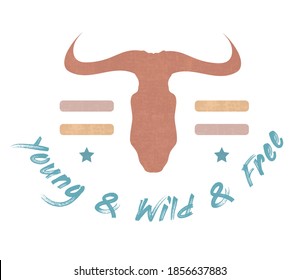 Young Wild And Free Bohemian Symbols